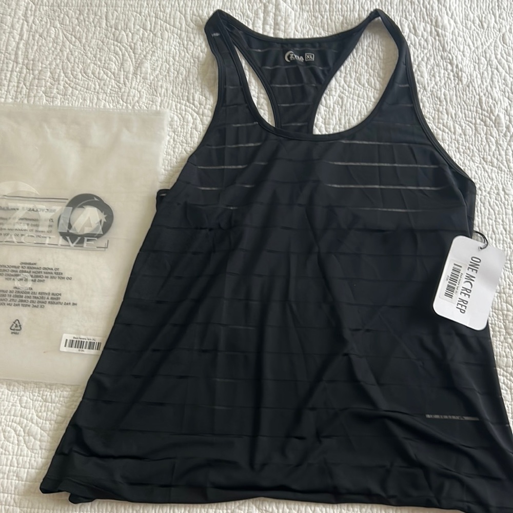 ZYIA  black XL havana tank